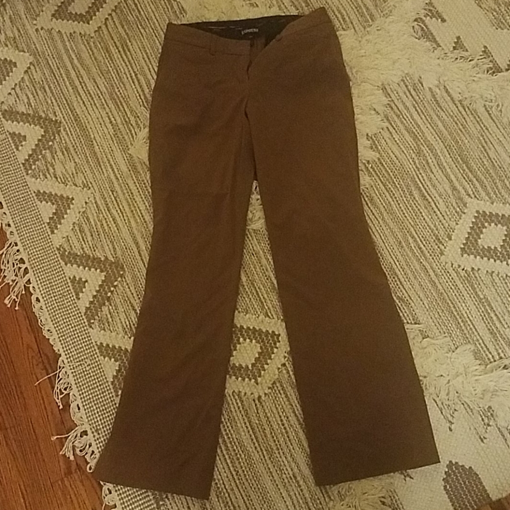 Size 4 regular carmel Express dress work pants